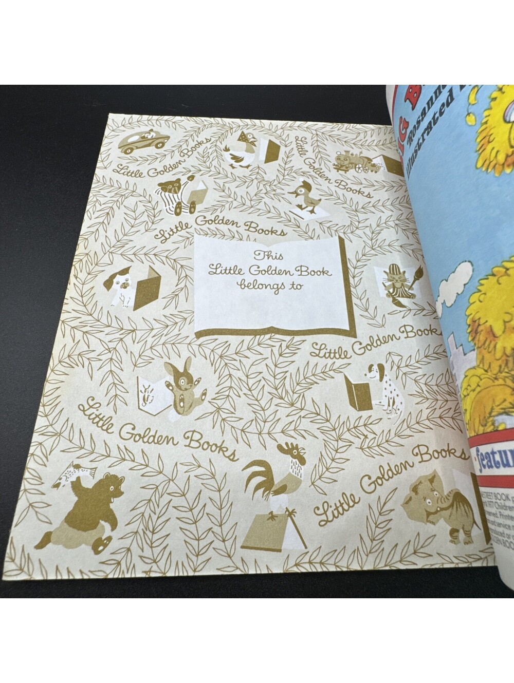 Big Bird’s Red Book a Little Golden Book Vintage 1977 - Picture 4 of 4